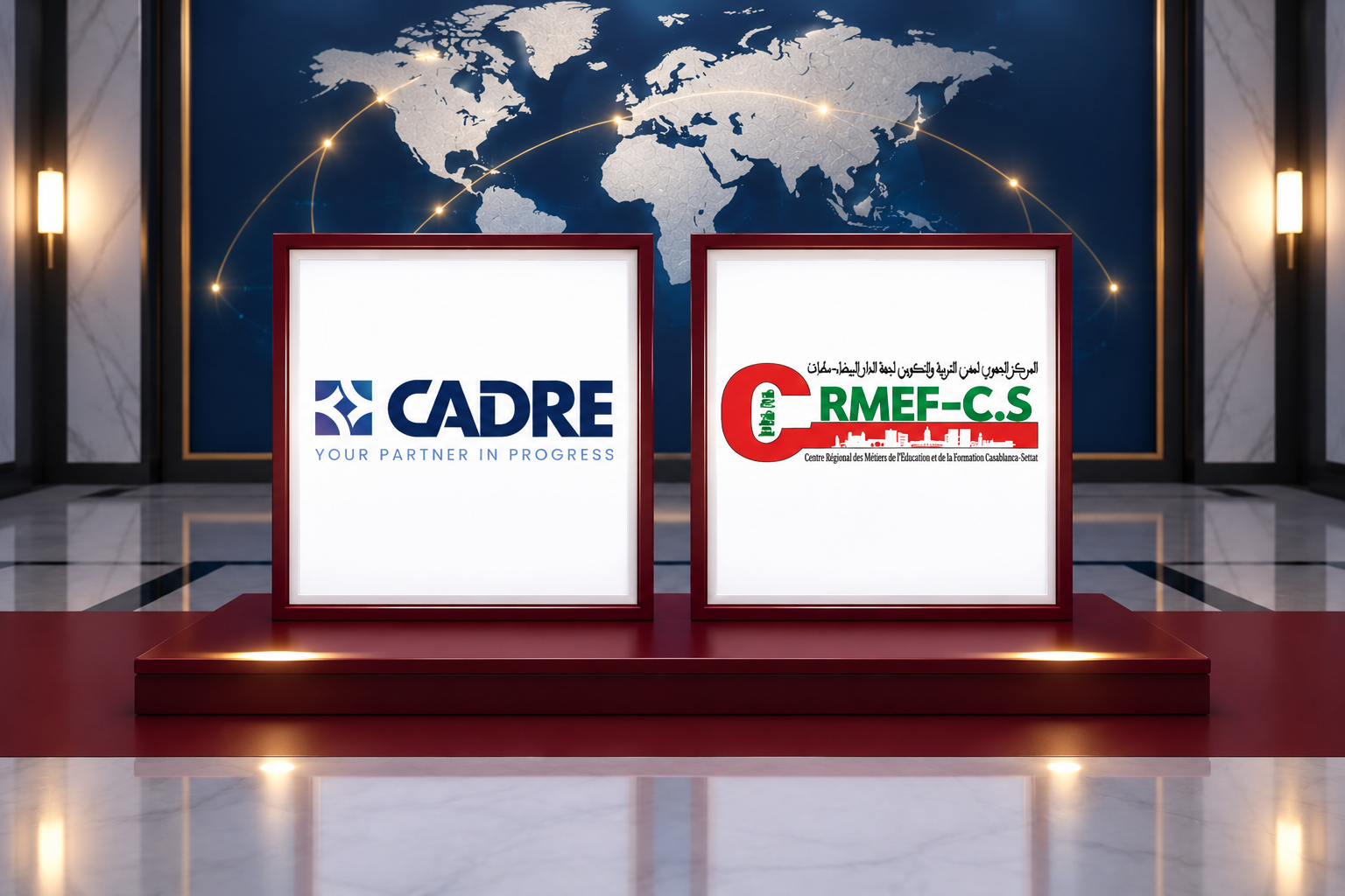 اتفاقية تعاون علمي وأكاديمي بين CADRE والمركز الجهوي لمهن التربية والتكوين بجهة الدار البيضاء سطات